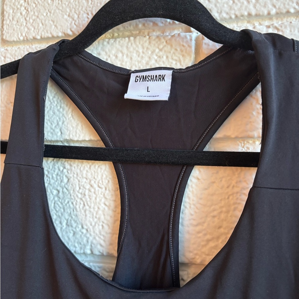 Gymshark Charcoal Racerback Tank - Picture 2 of 4